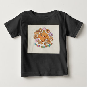 The Happy Baker's Dough and Giggles  Kawaii Pastr Baby T-Shirt
