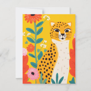 The Happy Cheetah Postcard