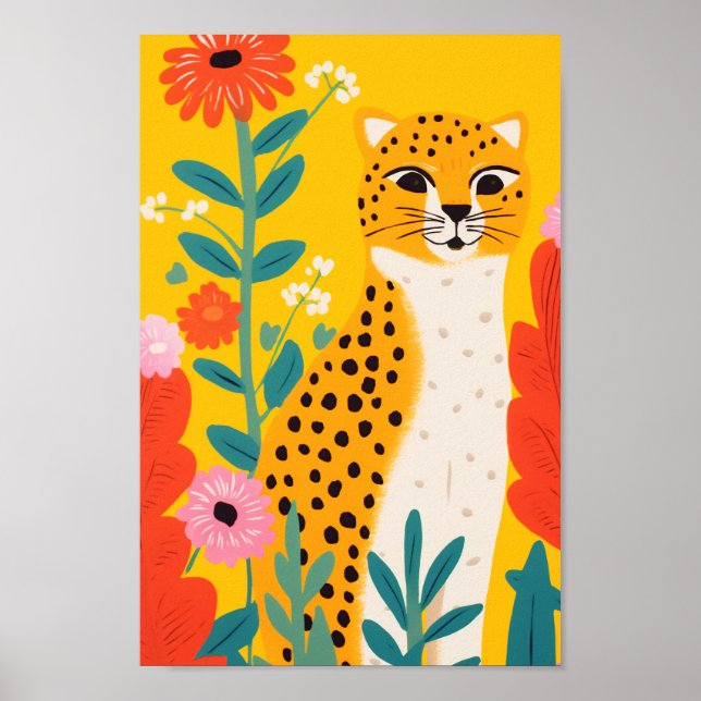 The Happy Cheetah Poster (Front)