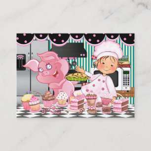 The Happy Chef / Caterer / Bakery - SRF Business Card