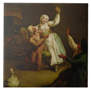 The Happy Couple Ceramic Tile