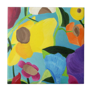 The Happy Garden Ceramic Tile. Ceramic Tile