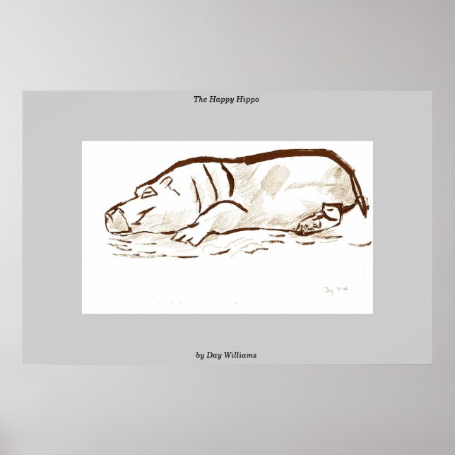 The Happy Hippo Poster (Front)