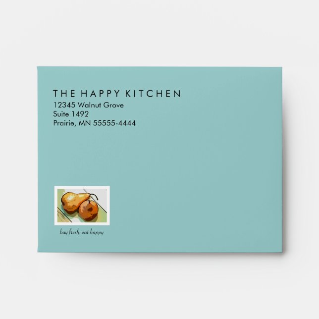 The Happy Kitchen Pears Envelopes (Front)