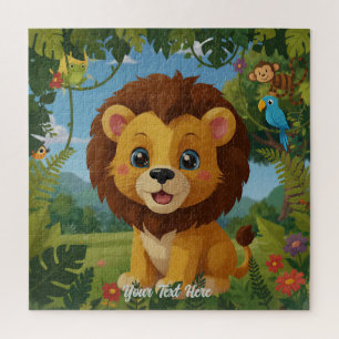 The Happy Lion and His Jungle Friends Jigsaw Puzzle