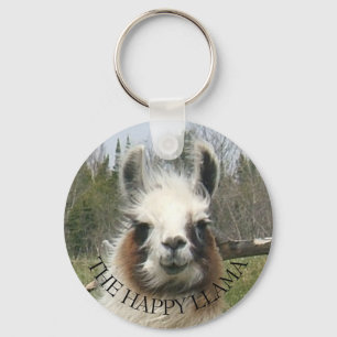 THE HAPPY LLAMA KEY RING