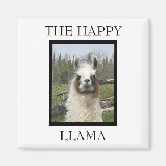 THE HAPPY LLAMA MAGNET