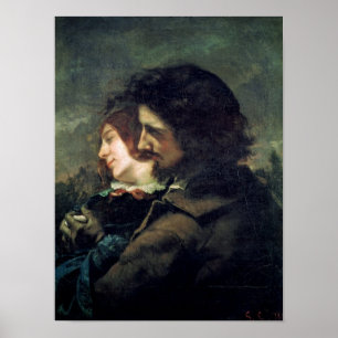 The Happy Lovers, 1844 Poster