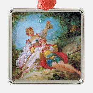 The Happy Lovers -  Holiday/ Metal Ornament