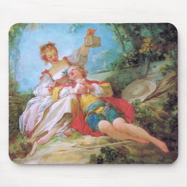 The Happy Lovers Mouse Pad (Front)