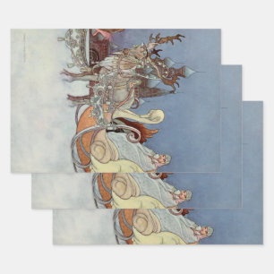 “The Happy Prince” by Charles Robinson From Russia Wrapping Paper Sheet