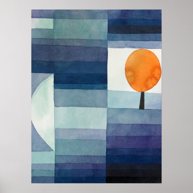 The Harbinger of Autumn (1922) by Paul Klee Poster (Front)