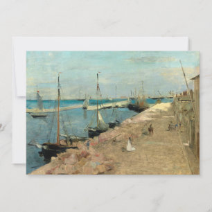 The Harbour at Cherbourg Berthe Morisot