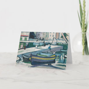 The Harbour, Cassis   Samuel John Peploe Card