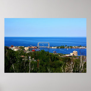 The Harbour from Skyline Poster