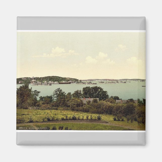 The harbour, II., Kiel, Schleswig-Holstein, German Magnet (Front)