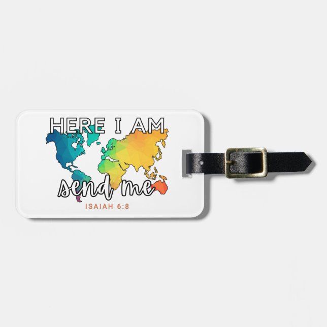 The Harbour Missions Luggage Tag (Front Horizontal)
