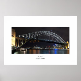 Sydney Harbour Bridge Posters & Prints | Zazzle.com.au