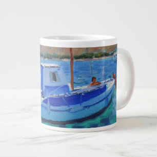 The harbour Tinos 2012 Large Coffee Mug