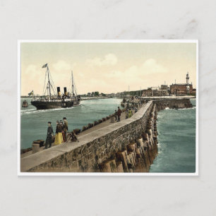 The harbour, Warnemunde, Rostock,Mecklenburg-Schwe Postcard