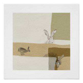 The Hare and the Tortoise An Aesop's Fable Poster