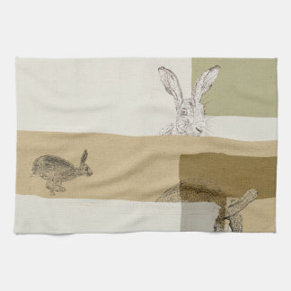 The Hare and the Tortoise An Aesop's Fable Tea Towel