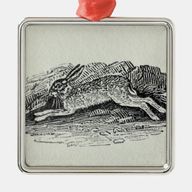 The Hare Metal Ornament (Front)