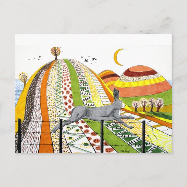 The Hare Postcard (Front)