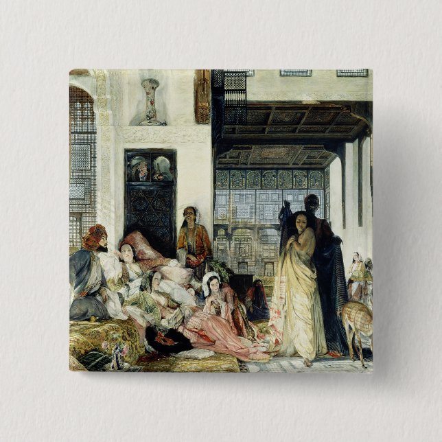 The Harem 15 Cm Square Badge (Front)