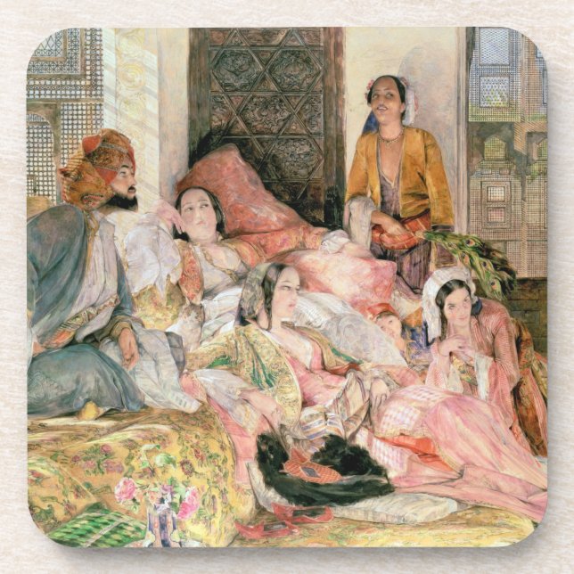 The Harem, c.1850 Coaster (Front)