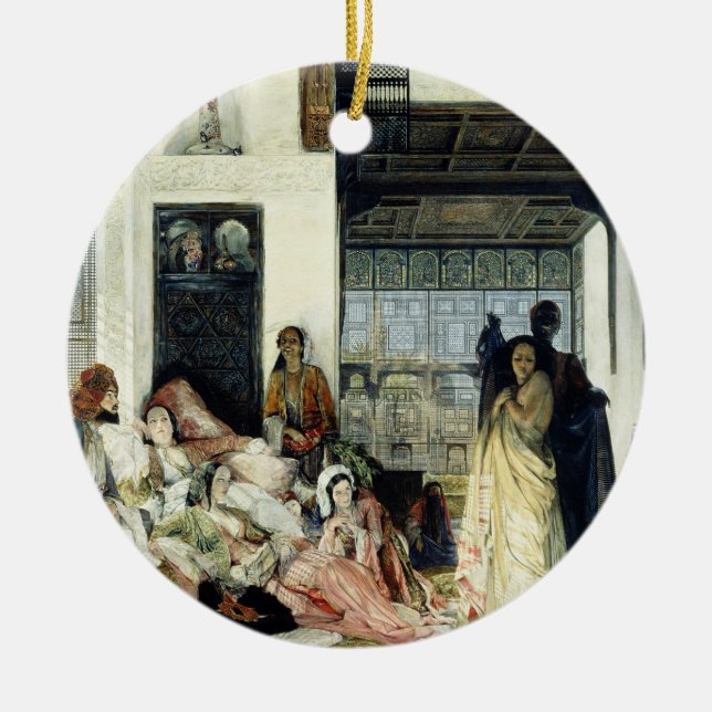 The Harem Ceramic Tree Decoration (Front)