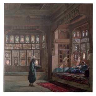 The Harem of Sheikh Sadat, Cairo, 1870 Ceramic Tile