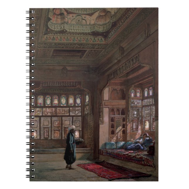 The Harem of Sheikh Sadat, Cairo, 1870 Notebook (Front)