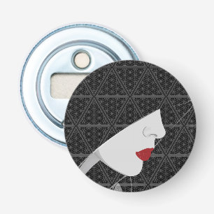 The Harem Woman & Pattern Magnetic Bottle Opener