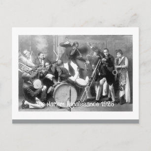The Harlem Renaissance 1926 – Jazz Era Postcard 