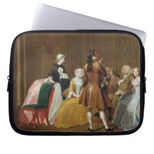 The Harlowe Family, from Samuel Richardson's 'Clar Laptop Sleeve