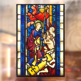 The Harrowing of Hell Faux Stained Glass