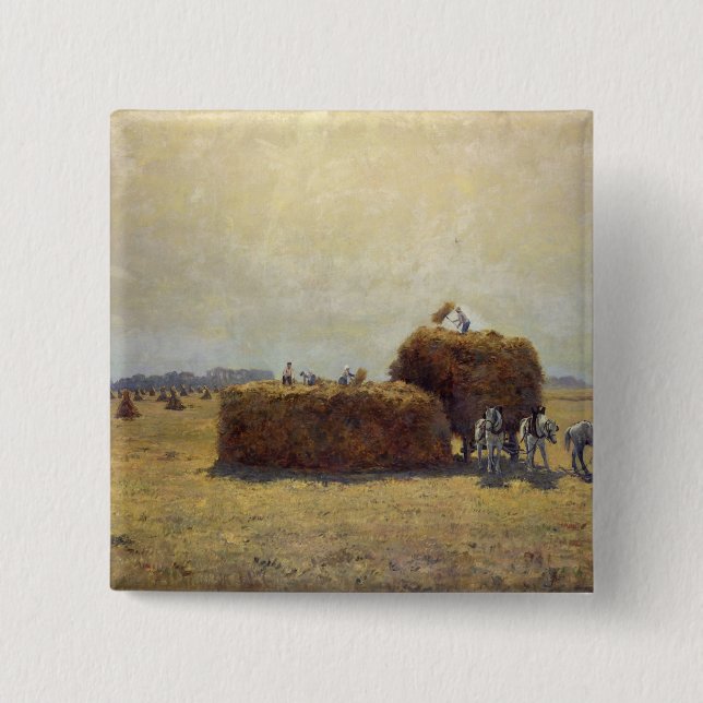 The Harvest 15 Cm Square Badge (Front)