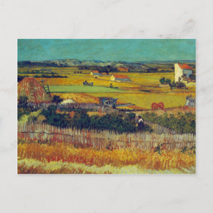 The Harvest, Arles by Vincent Willem van Gogh Postcard