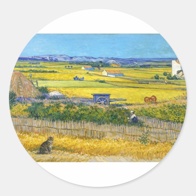 The Harvest Cat Sticker (Front)
