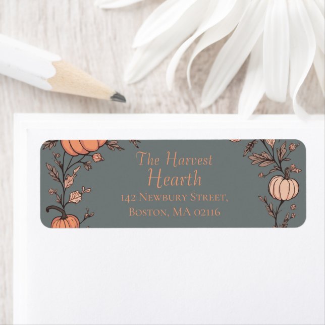 The Harvest Hearth Return Address Label (Insitu)