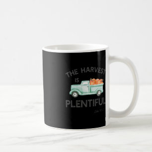 The Harvest Is Plentiful Christian Fall Autumn 1 Coffee Mug