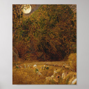 The Harvest Moon 1833 By Palmer Samuel Poster