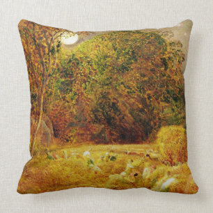 The Harvest Moon, 1833 (oil on paper laid on panel Cushion