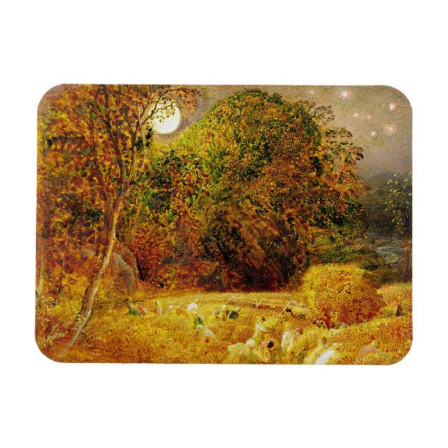 The Harvest Moon, 1833 (oil on paper laid on panel Magnet (Horizontal)