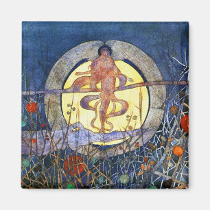 The Harvest Moon - Charles Rennie Mackintosh Magnet
