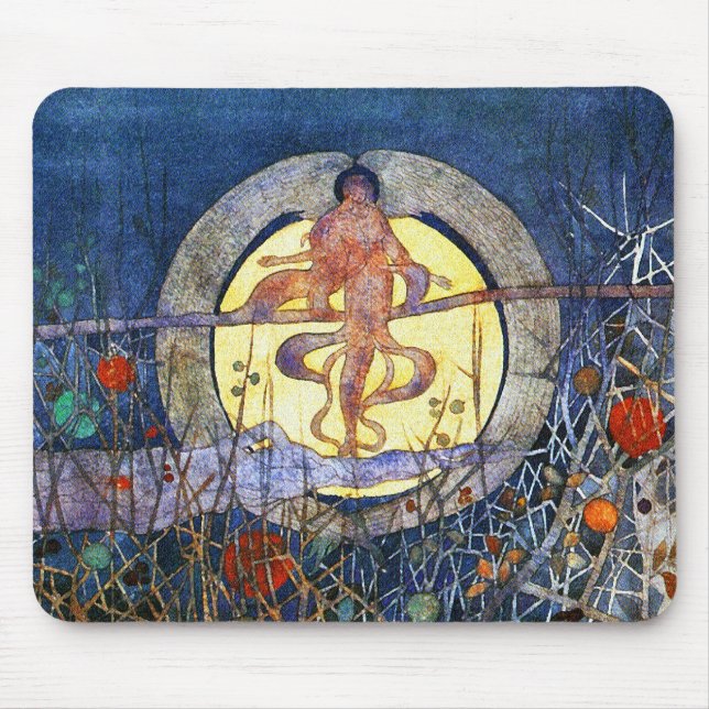 The Harvest Moon - Charles Rennie Mackintosh Mouse Pad (Front)