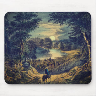 The Harvest Moon, Currier & Ives: Mouse Pad