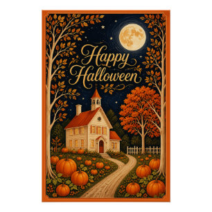 The Harvest Moon Manor Poster
