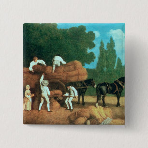 The Harvest Wagon 15 Cm Square Badge
